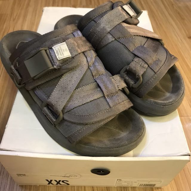 Visvim christo XXS GREY, 女裝, 鞋, 拖鞋- Carousell