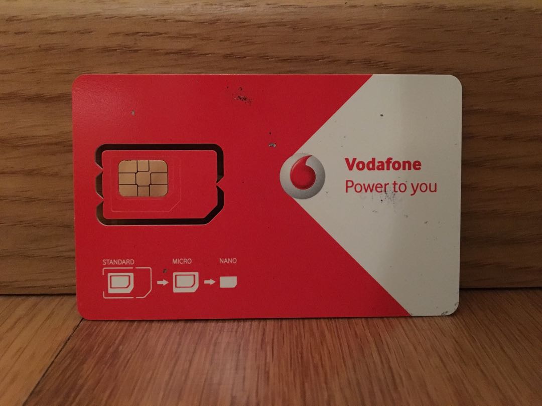 Vodafone SIM card (Europe), Mobile Phones & Gadgets, Mobile & Gadget