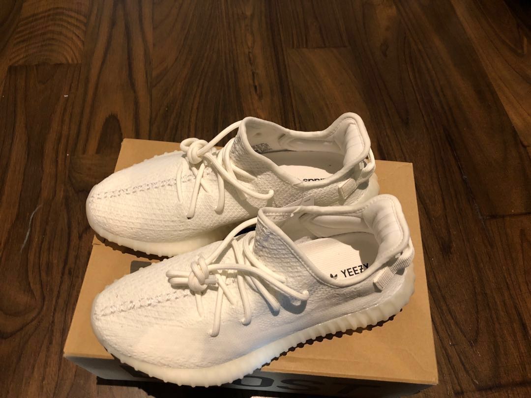 adidas gazelle silver green womens Yeezy 350 Boost Cream/Triple White - Mens 10 - Custom Order main image 1