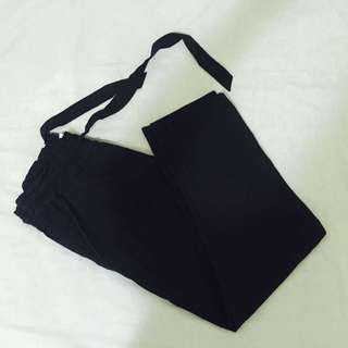 Zara pants with ribbon