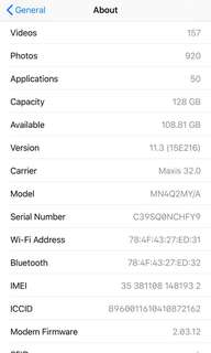 Iphone 7 plus 128GB MY set apple