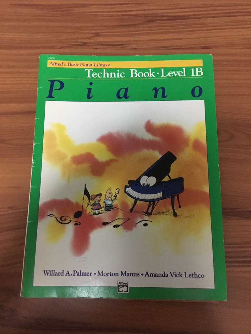 Alfred Basic Piano Library Technic Book 1b Books Stationery
