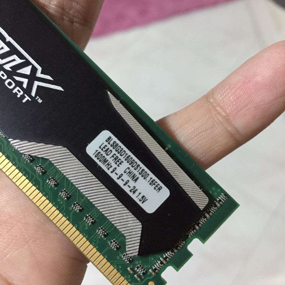 Ballistix 8GB Ram DDR3, Computers & Tech, Parts & Accessories ...
