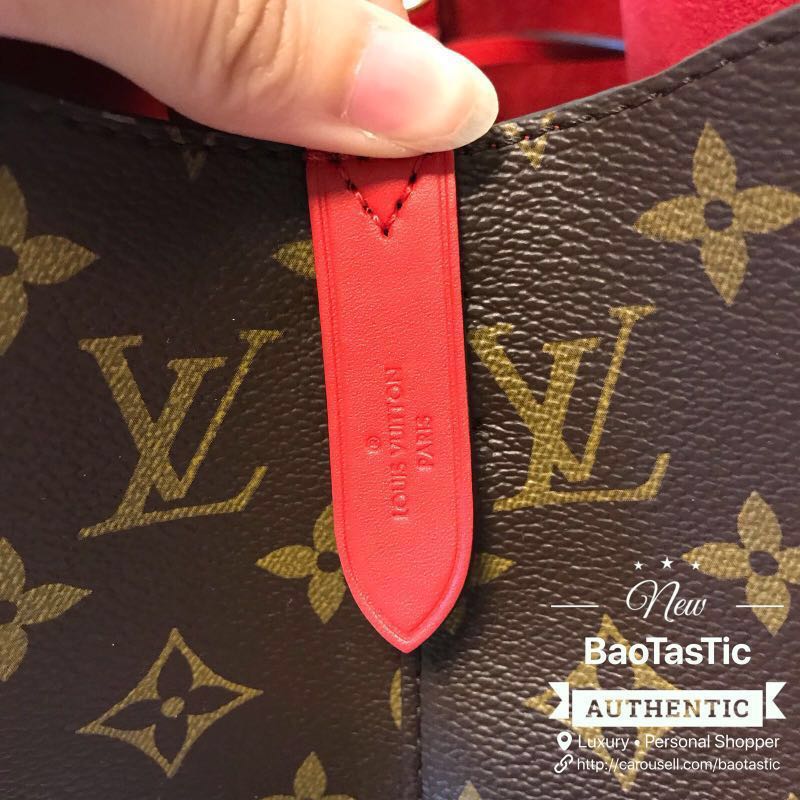 BNIB Louis Vuitton LV Neo Noe Monogram with Red Interior, Luxury