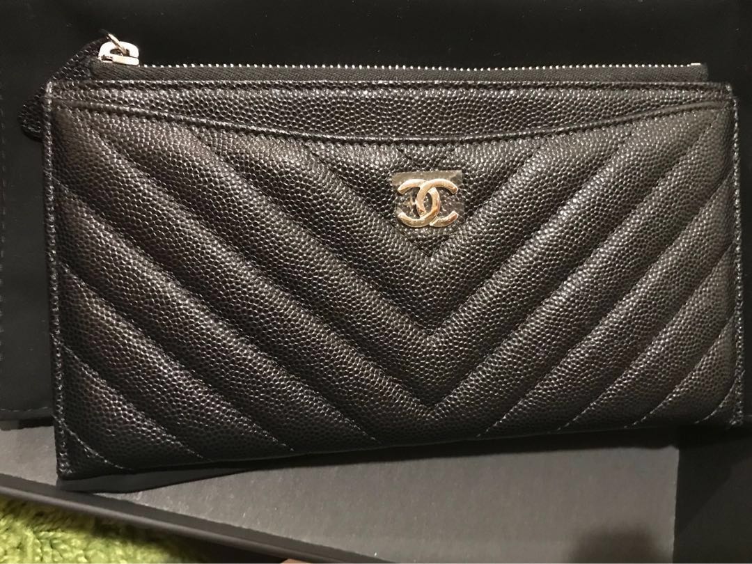 Chanel 扁長夾 名牌精品 精品包包在旋轉拍賣