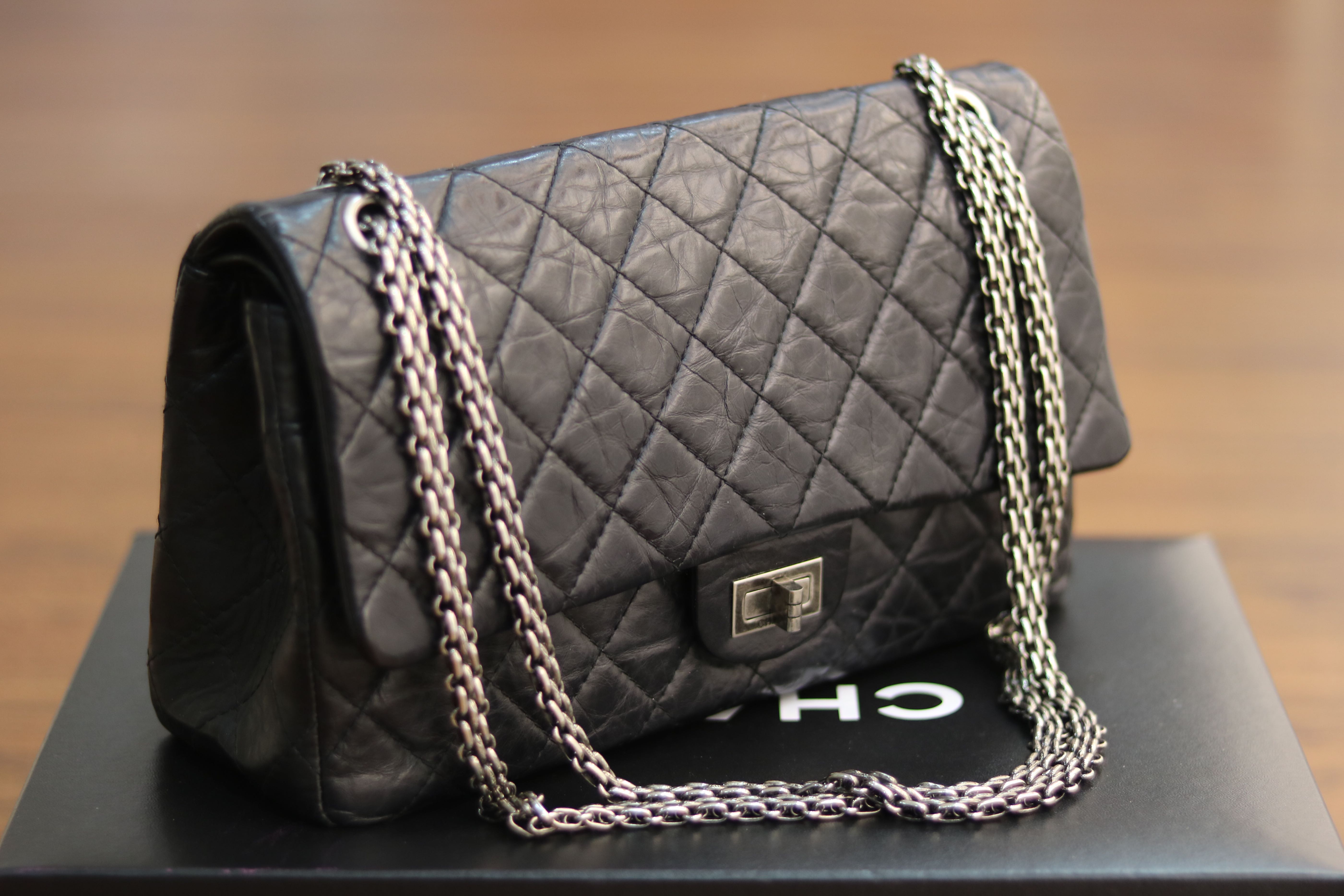Chanel reissue 226 ruthenium clearance