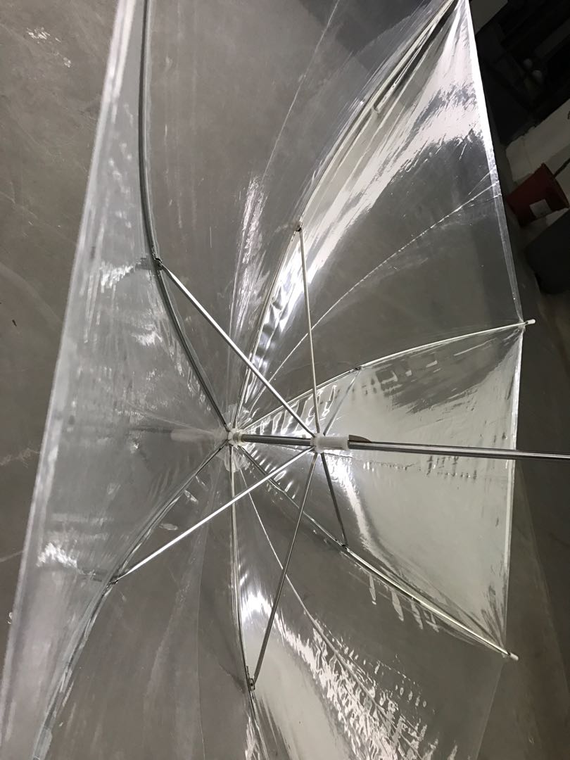 Daiso Transparent Umbrella, Everything Else on Carousell