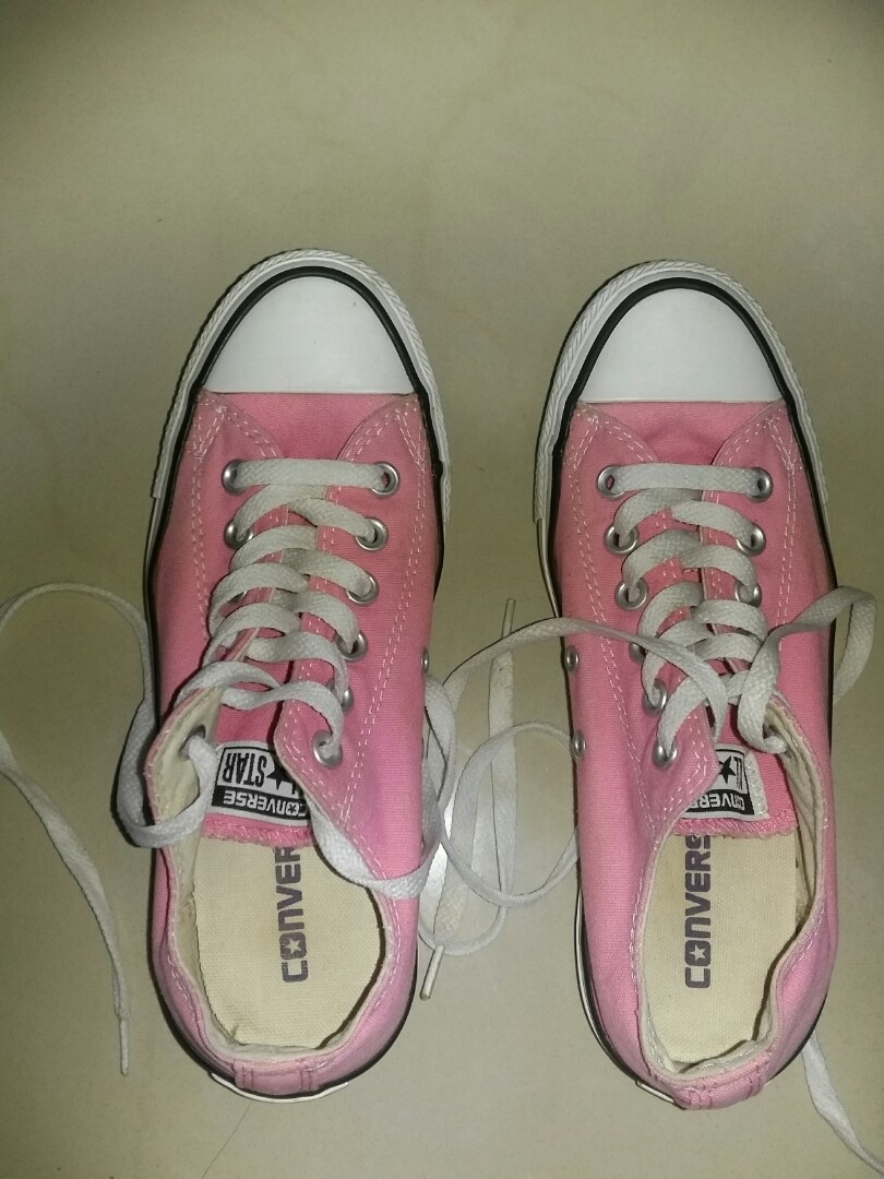 Sepatu Converse Pink Original Fesyen Wanita Sepatu Di Carousell
