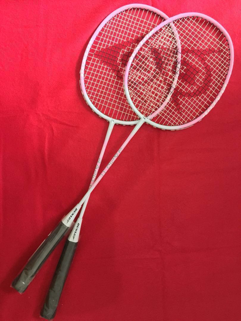 Dunlop Badminton Racket Set Sports Equipment Sports Games Golf on