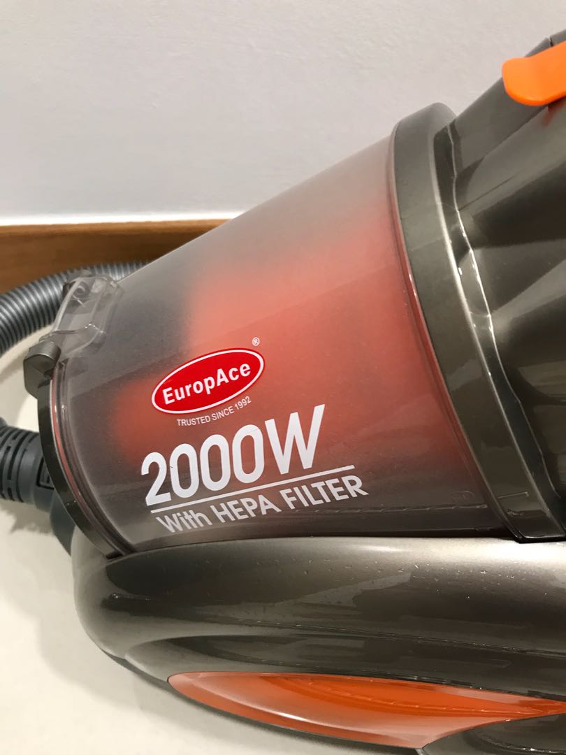 EuropAce multi cyclone vacuum with hepa filter, TV & Home Appliances