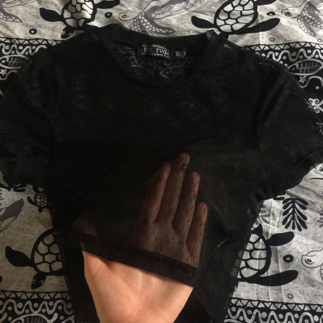 Evil Twin Label Mesh Top Women S Fashion Clothes On Carousell
