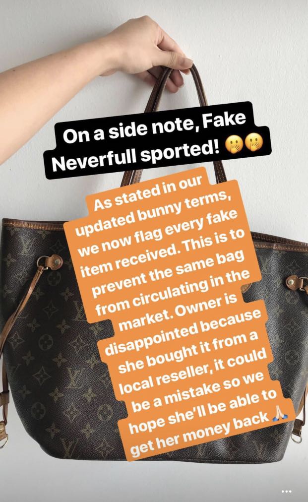 fake neverfull bag