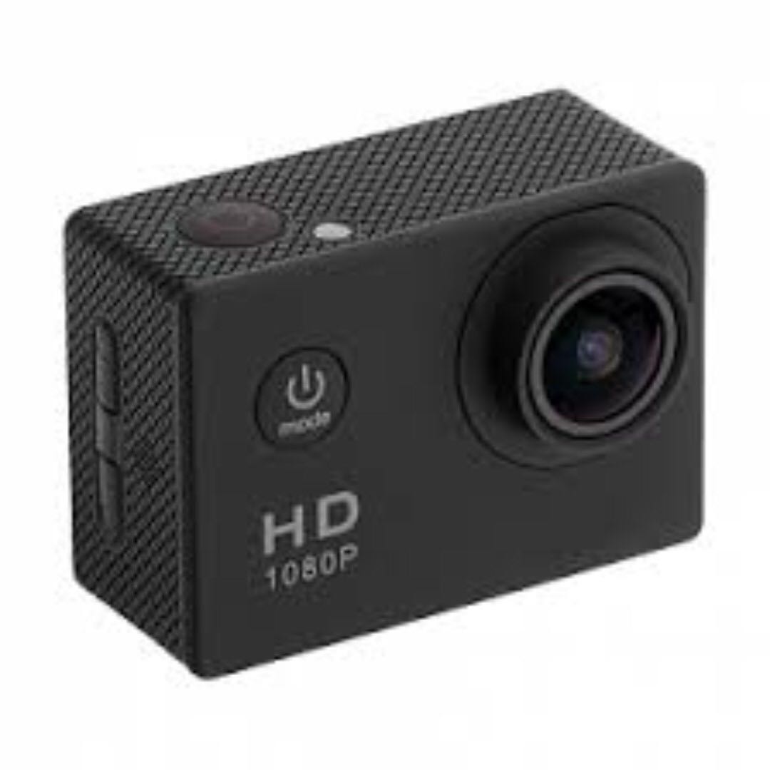 Full HD 1080p Action Camera, Photography, Video Cameras on Carousell