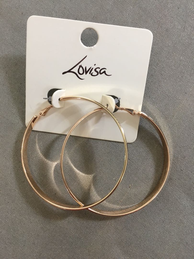 Lovisa Hoop Earrings, Women's Fashion 