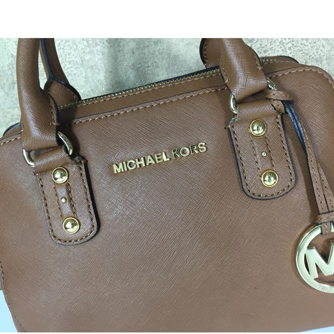 michael kors mini saffiano satchel handbag 35s4sstth3l find