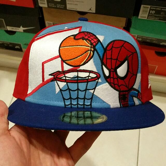 spiderman fitted hat