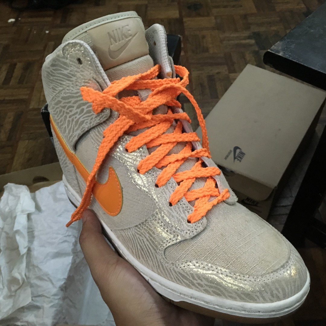 microscopio ansiedad Suplemento Nike Dunk Sky High Vintage Size 7.5 womens. Used Once Legit, Women's  Fashion, Footwear, Sneakers on Carousell