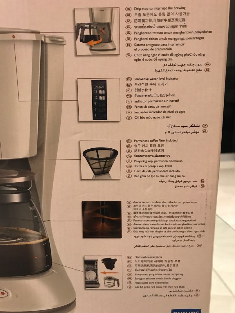 Philips coffee maker HD7447, TV & Home Appliances, Kitchen Appliances