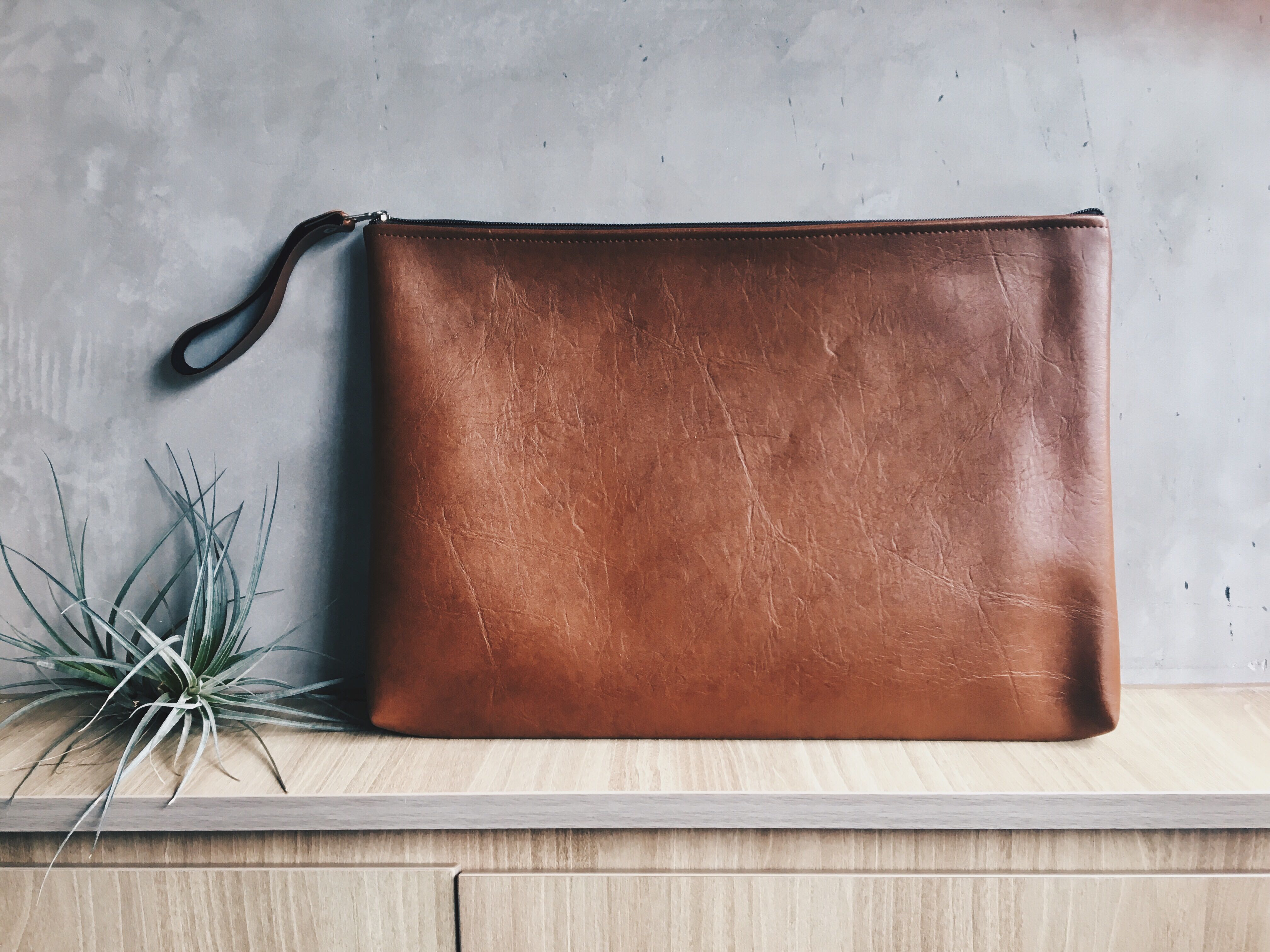 Faux leather laptop sleeve shop