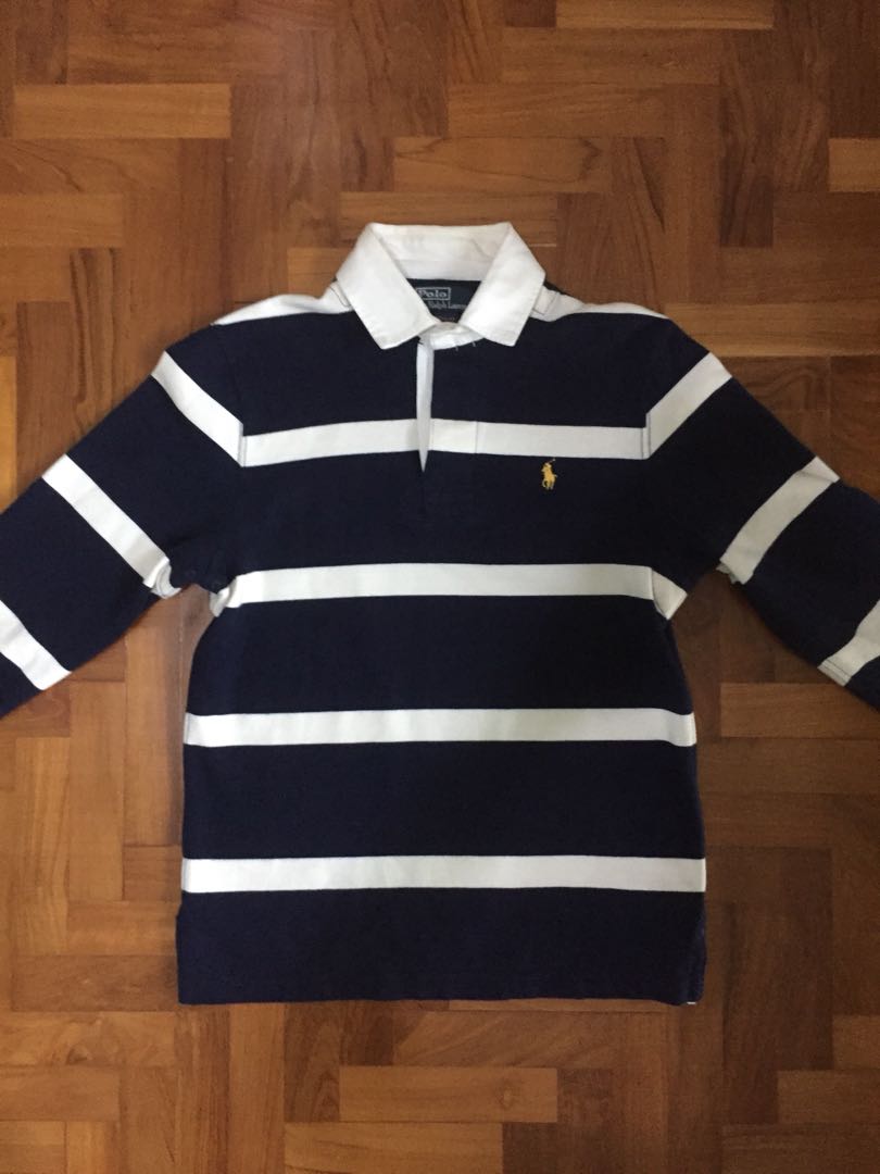 Ralph Lauren Long Sleeve Striped Polo T-Shirt, Men's Fashion, Tops & Sets,  Tshirts & Polo Shirts on Carousell