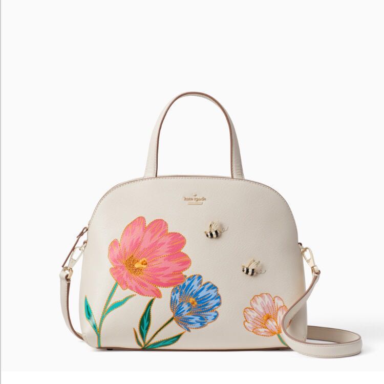 SALE Kate Spade Picnic Perfect Bee Applique Lottie Satchel Handbag Slingbag  Floral, Women's Fashion, Bags & Wallets, Tote Bags on Carousell