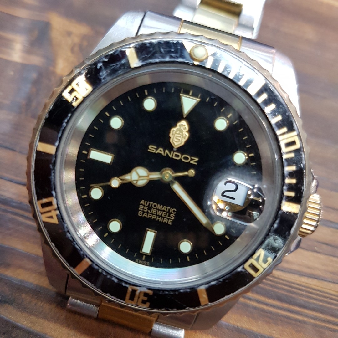 Sandoz diver clearance watch