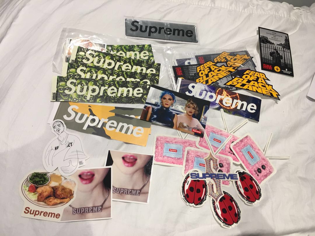 Supreme Necklace SS18 Sticker 100% Authentic 