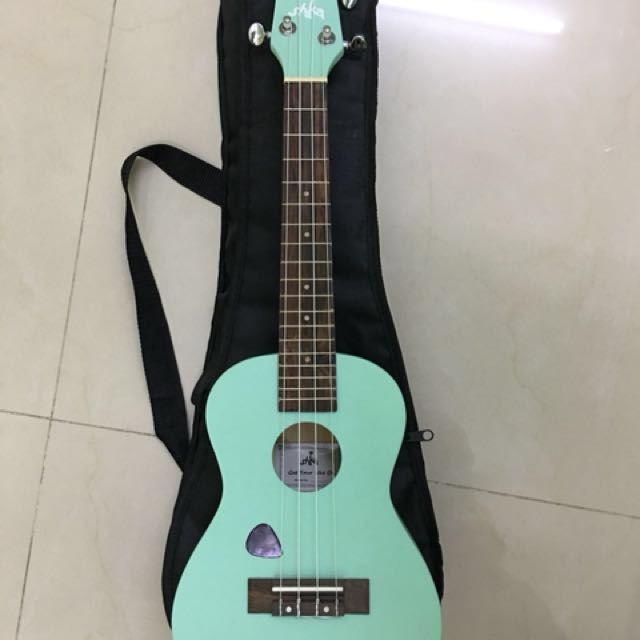 ukulele (mint green), Hobbies & Toys, Music & Media, Musical