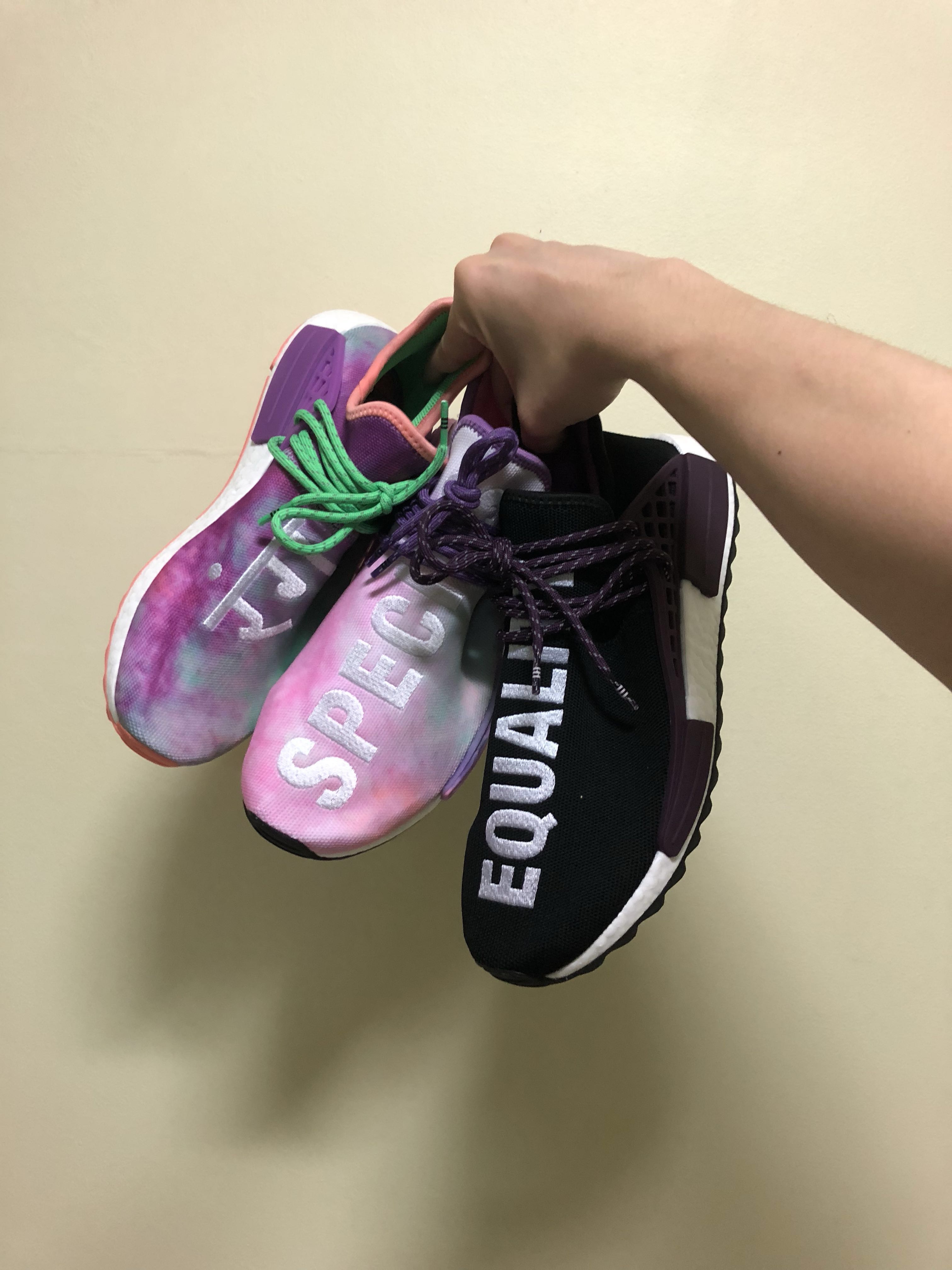 nmd human race holi black