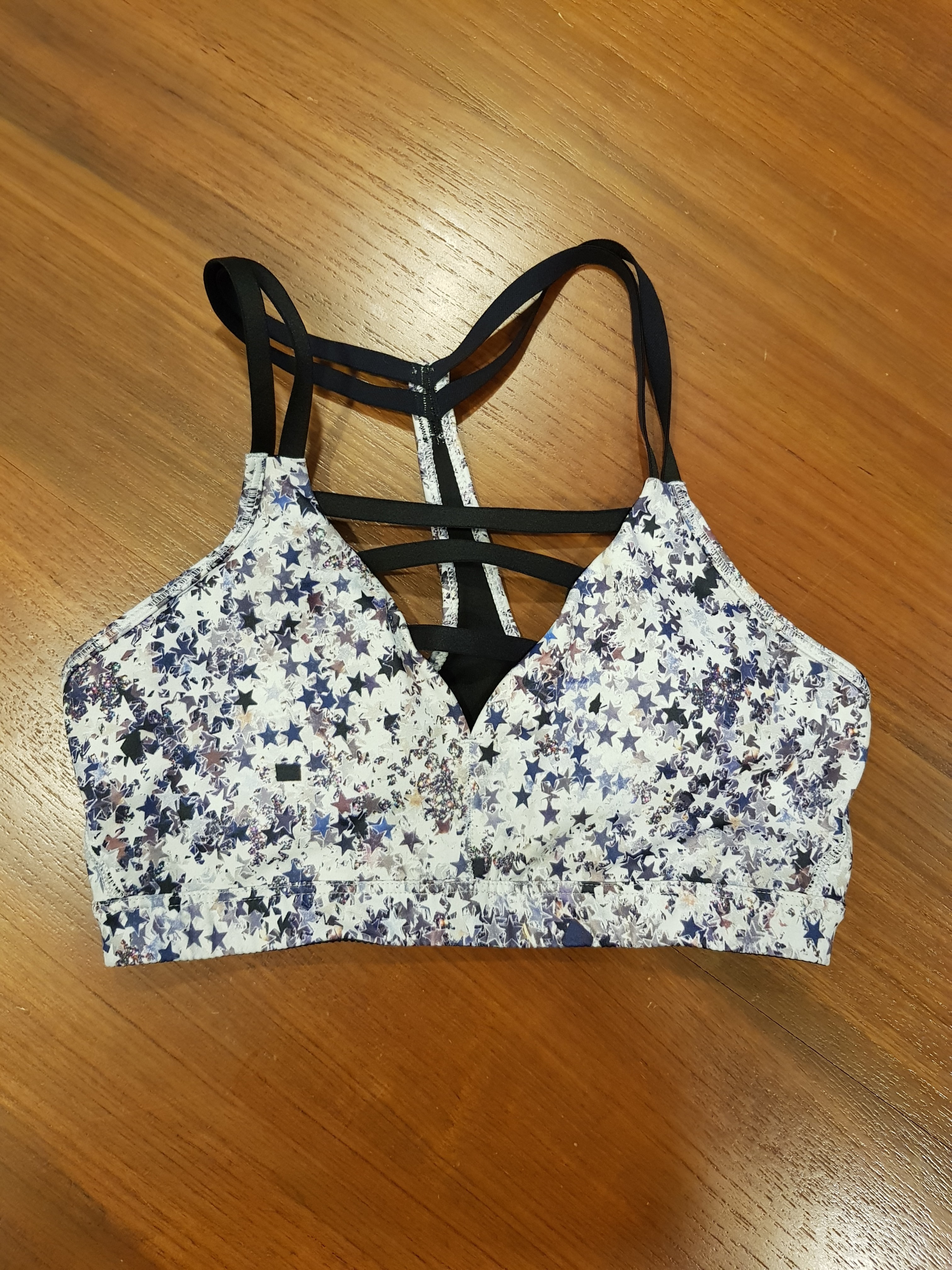 sports bra as swim top