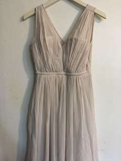 Beige Prom Dress / Gown