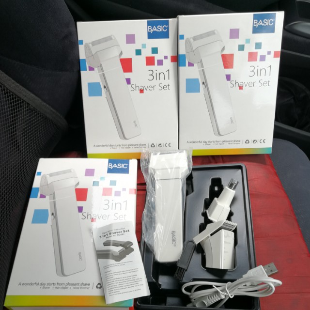 3 in 1 shaver set