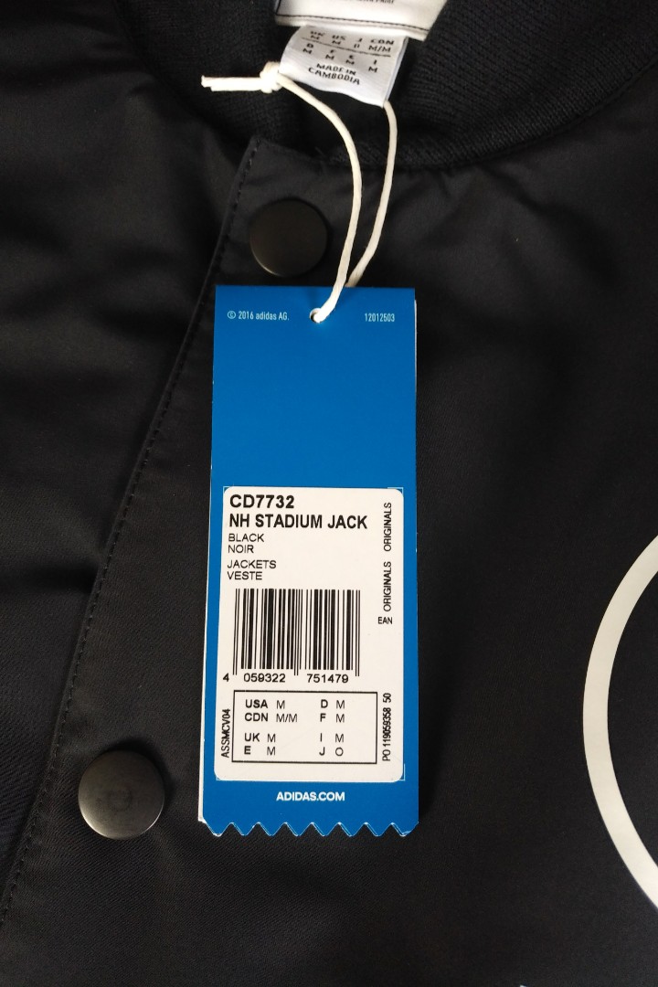 Adidas neighborhood top stadium jacket