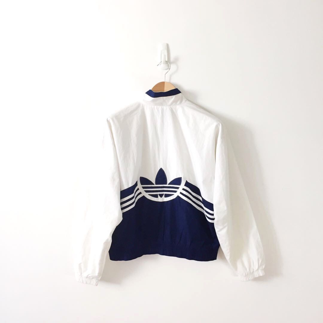 adidas jacket with logo on back