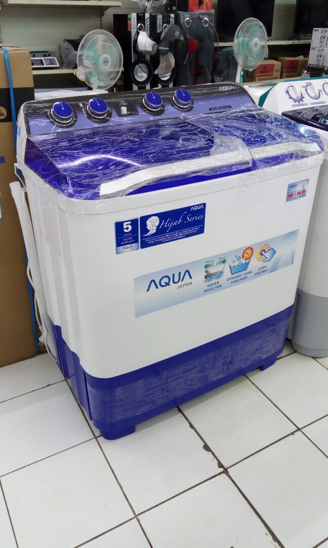 Aqua Mesin Cuci 2 Tabung 10kg Bisa Kredit Tanpa Dp Elektronik Lainnya Di Carousell Harga mesin cuci aqua 2 tabung 1080xt 10kg 10 kg big jumbo capacity hijab. aqua mesin cuci 2 tabung 10kg bisa kredit tanpa dp