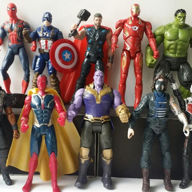Avengers Infinity War Thanos Action Figures Set Toys Games Toys On Carousell