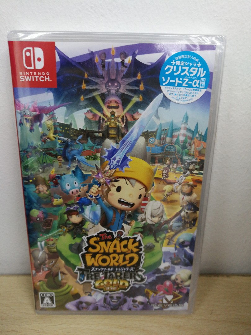 the snack world trejarers gold