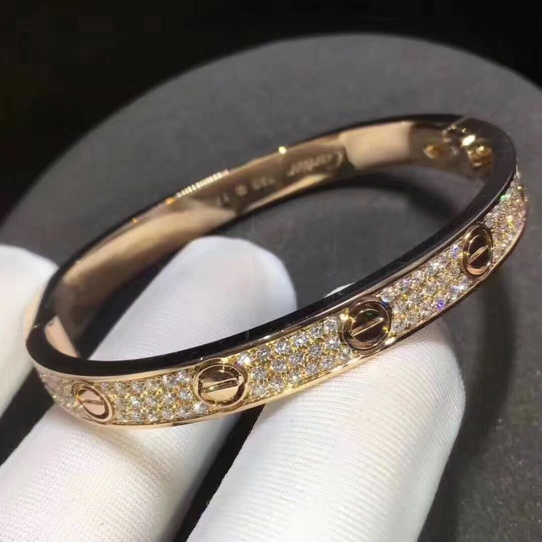 cartier love bracelet solid gold