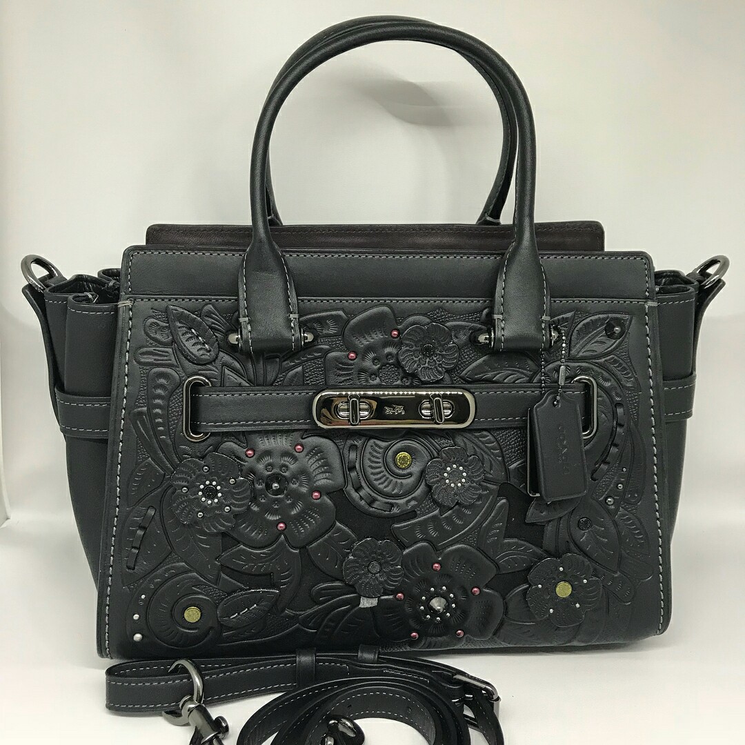 Coach swagger 27 tea rose hot sale