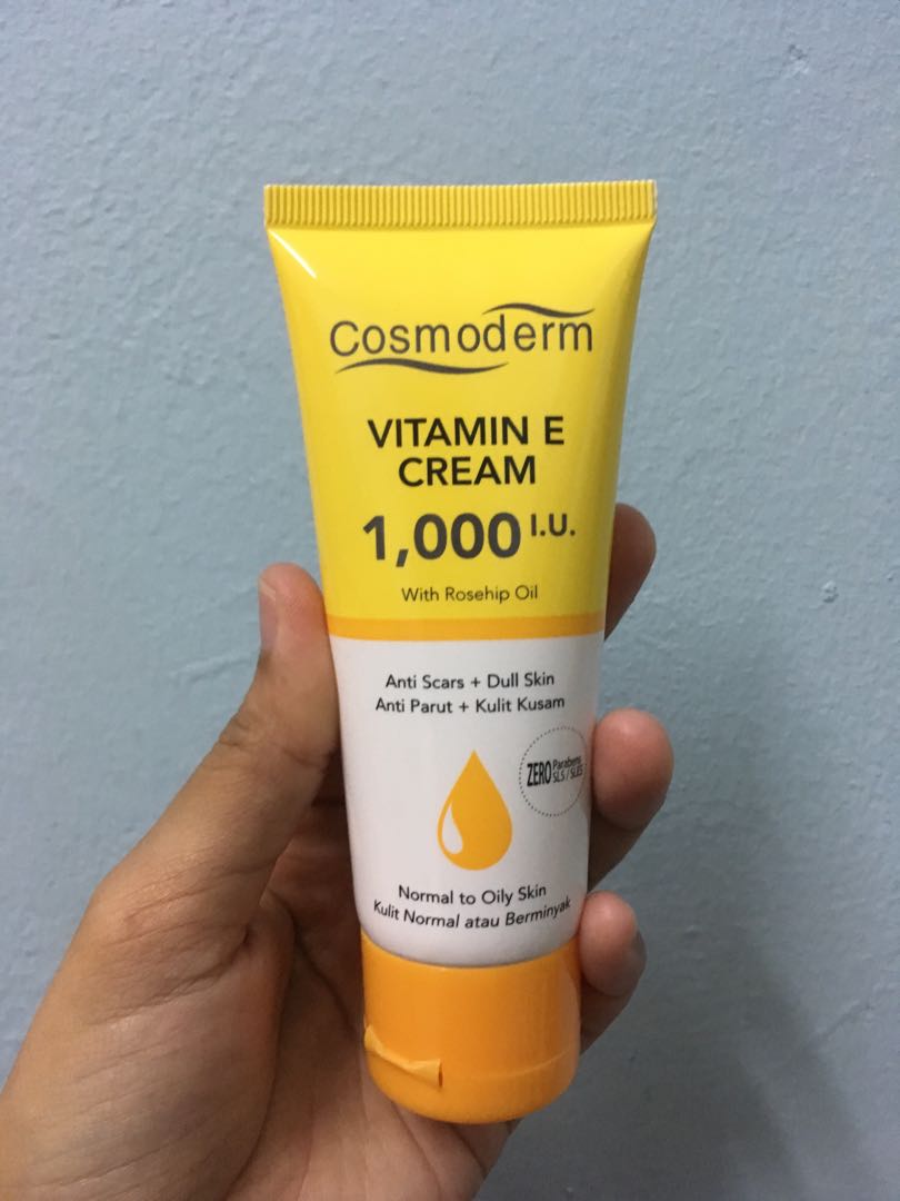 Cosmoderm Vitamin E Cream Health Beauty Skin Bath Body On Carousell