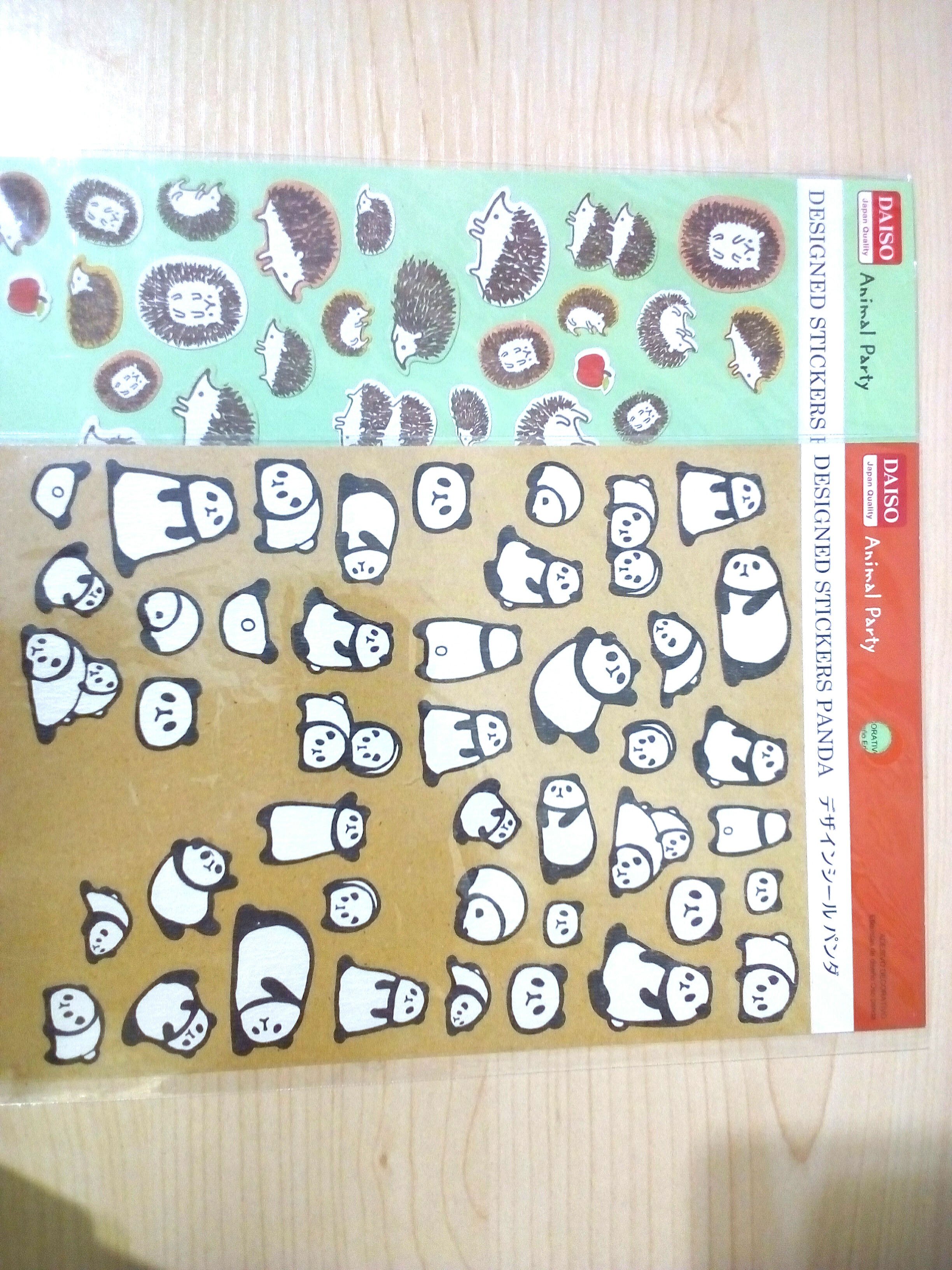Daiso Pandas Stickers