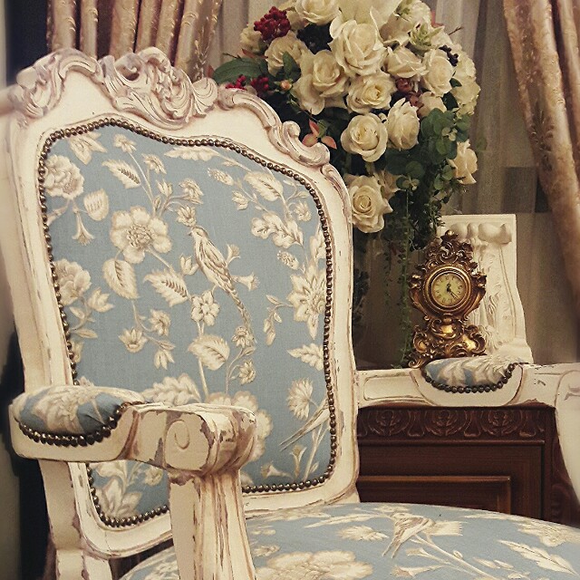 English Country Shabby Chic Antique Chairs Home Furniture Furniture On Carousell