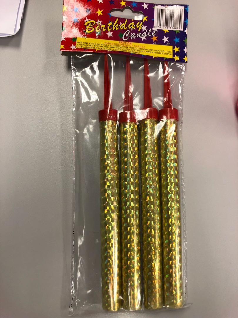 Firework candles, Food & Drinks, Packaged & Instant Food on Carousell