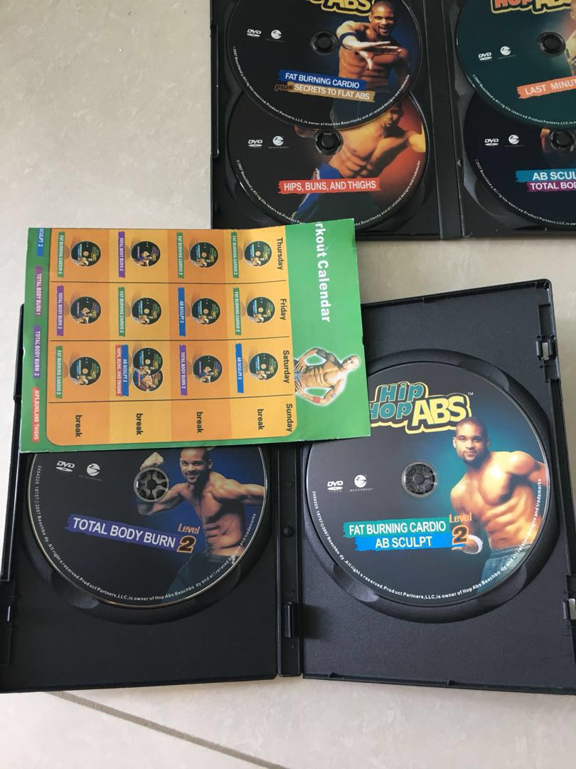 Hip hop Abs workout dvd by Shaun T, Hobbies & Toys, Music & Media, CDs