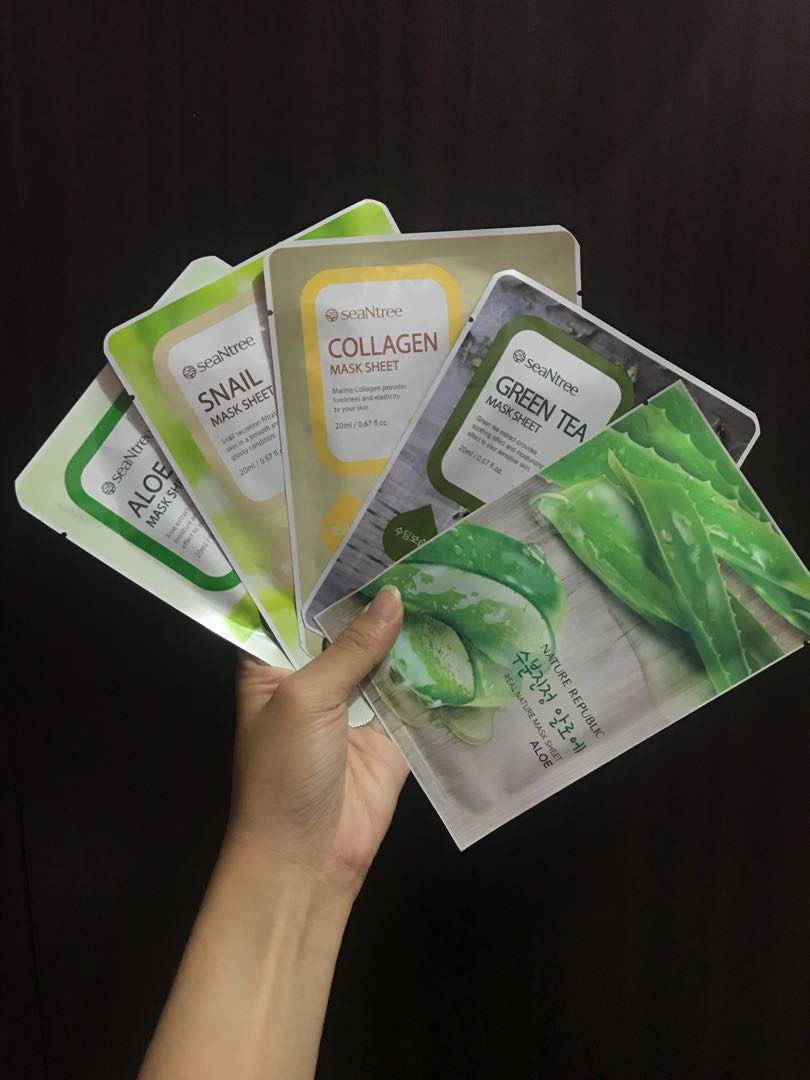 Korean Face Masks 2 Brands Health Beauty Skin Bath Body On Carousell
