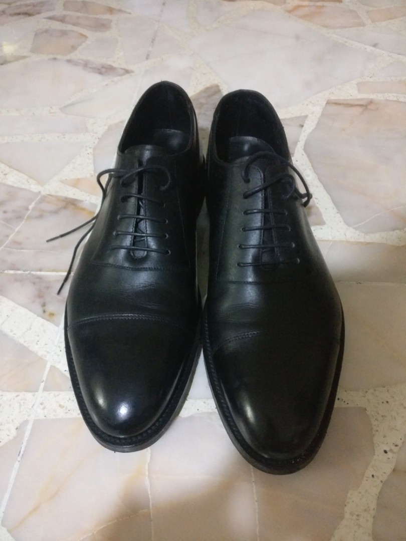 Loake 1880 Churchill Black Leather Shoes, Men's Fashion, Footwear ...