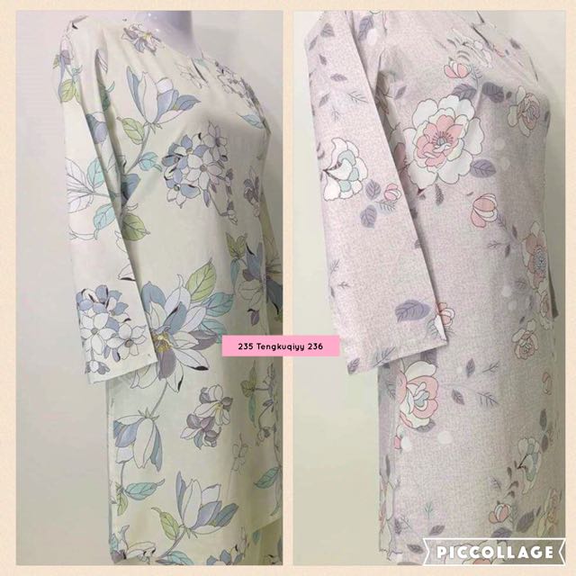 Merecik English Cotton Baju Kurung Moden Baju Raya Muslimah Fashion Two Piece On Carousell