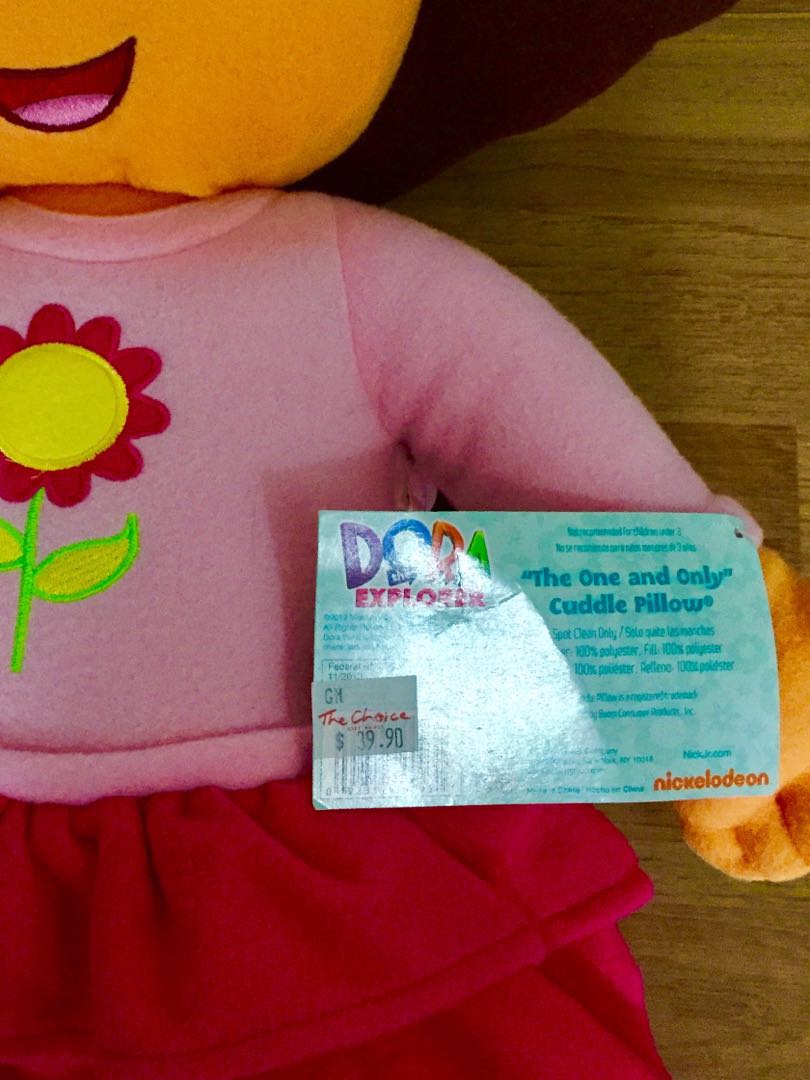New 65 Cm Dora The Explorer Cuddle Pillow Babies Kids Toys