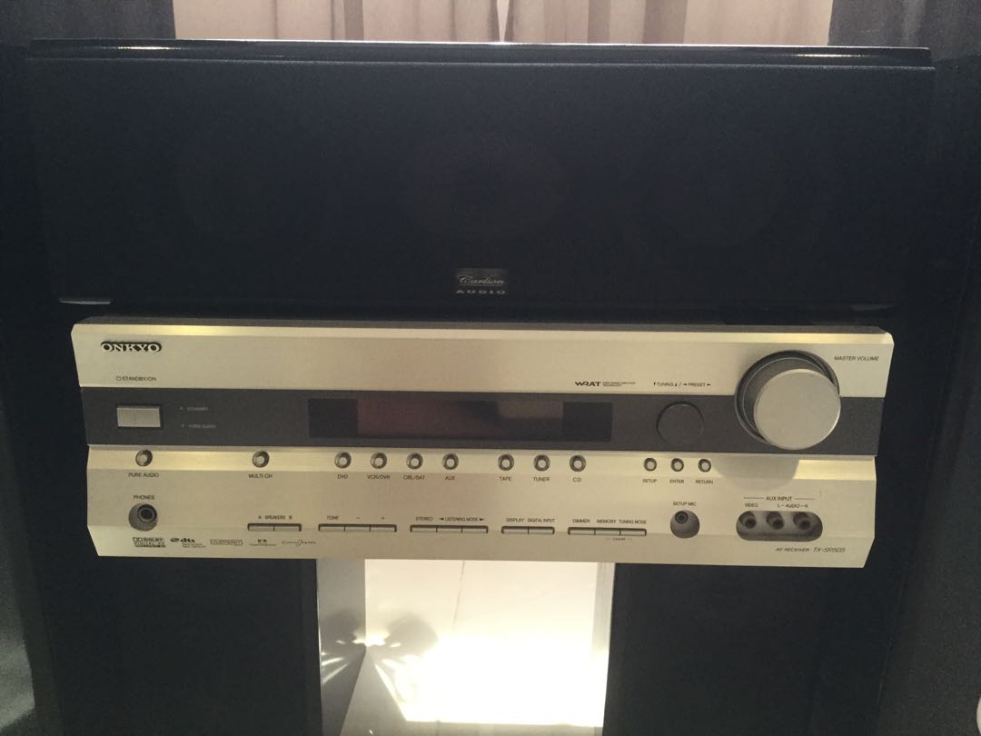 Onkyo TXSR505 AV Receiver, Audio, Soundbars, Speakers & Amplifiers on