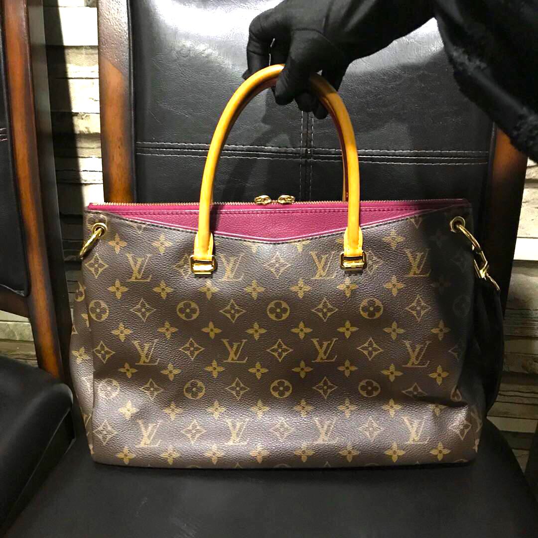 Preloved Louis vuitton Pallas shopper Tote bag, Luxury, Bags & Wallets on  Carousell